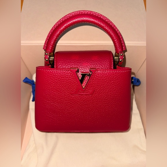Louis Vuitton Mini Capucines Scarlet Red - Picture 8 of 8